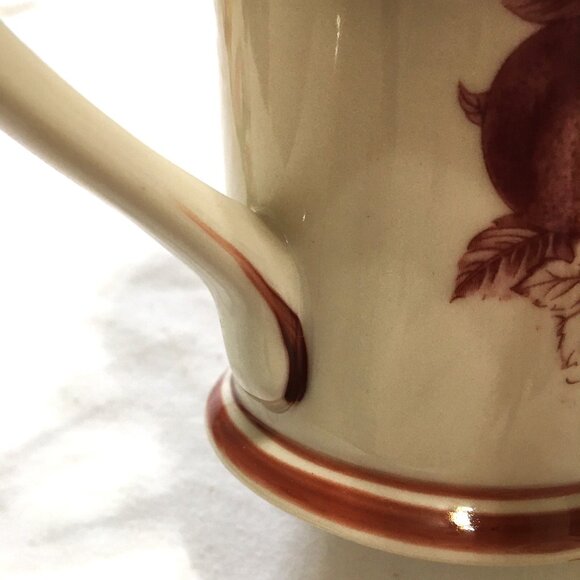 Harry and David vintage Fruit Pattern Coffee Mugs set/2 - Picture 8 of 8